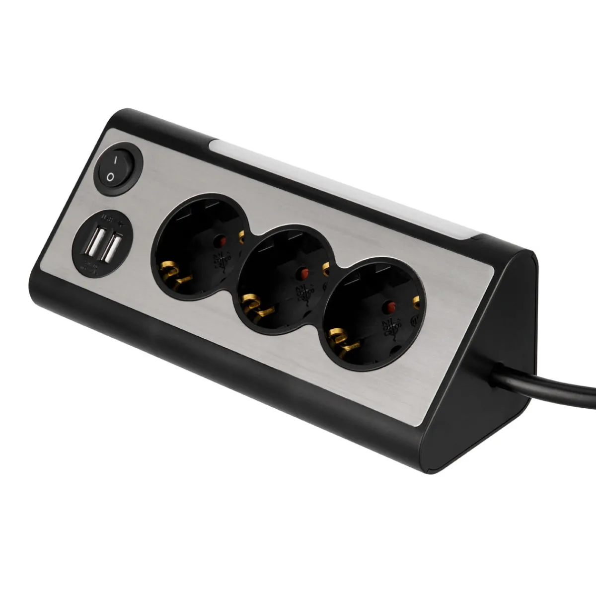 Discount REV Ritter USB-Steckdosenleiste Lightsocket 3fach 2xUSB 0,5W