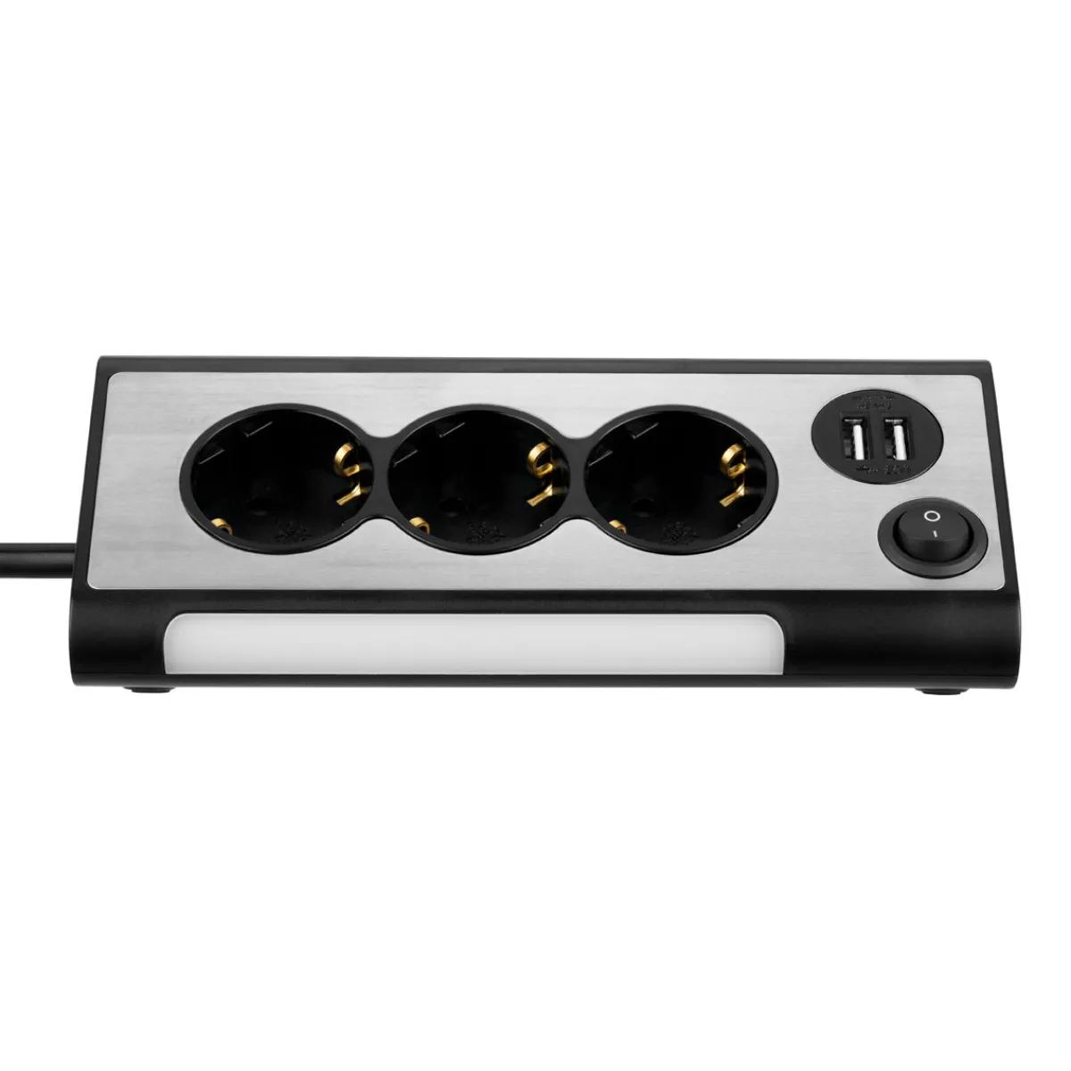 Discount REV Ritter USB-Steckdosenleiste Lightsocket 3fach 2xUSB 0,5W