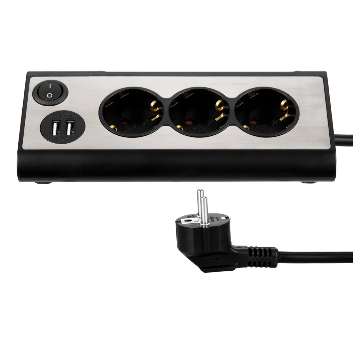 Discount REV Ritter USB-Steckdosenleiste Lightsocket 3fach 2xUSB 0,5W