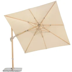 Clearance Schneider Schirme Rhodos Twist Loft 300x300/8 natur