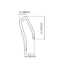 Sale Ridder Armlehnen für Bad-Hocker Pro chrom