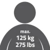 New Ridder Duschklappsitz Max weiß