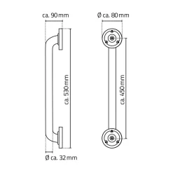 Discount Ridder Haltegriff Sam M schwarz