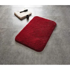 Hot Ridder Teppich Chic 55 x 50 cm rot Polyester-Microfaser