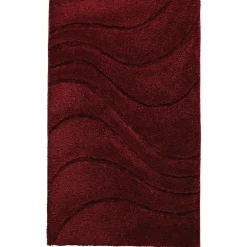 Outlet Ridder Teppich La Ola 60 x 90 cm weinrot Polyester