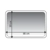 Online Ridder Teppich Soft 55 x 85 cm weiß Polyester-Microfaser