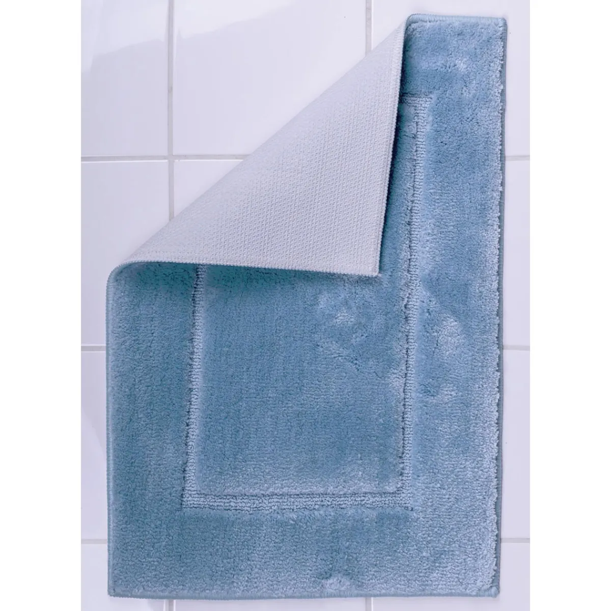 Hot Ridder Teppich Stadion 55 x 85 cm hellblau Polyester-Microfaser