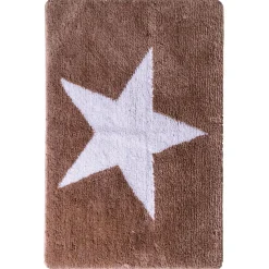 Online Ridder Teppich Star 60 x 90 cm weiß-beige Polyester-Microfaser