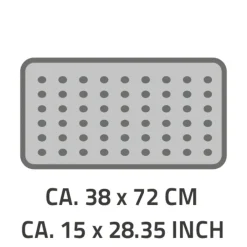Discount Ridder Wanneneinlage Foot 38 x 72 cm neon-grün