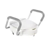 New Ridder WC-Erhöhung 10 cm mit Griffen und Deckel weiß