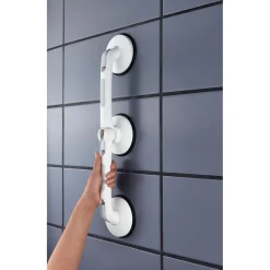 Clearance Ridder Winkel-Sauggriff mit 3 Saugern Premium 60 cm weiß