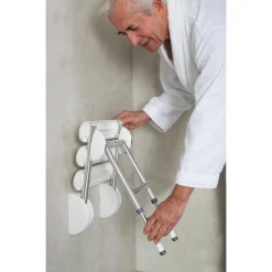 Ridder XL-Adapter für Duschklappsitz Pro chrom