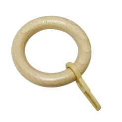 Online Gardinia Ringe Holz m. Haken Lugano 28mm kiefer