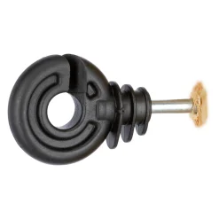 Outlet Ringisolator Durchmesser 5 mm schwarz für 10 mm