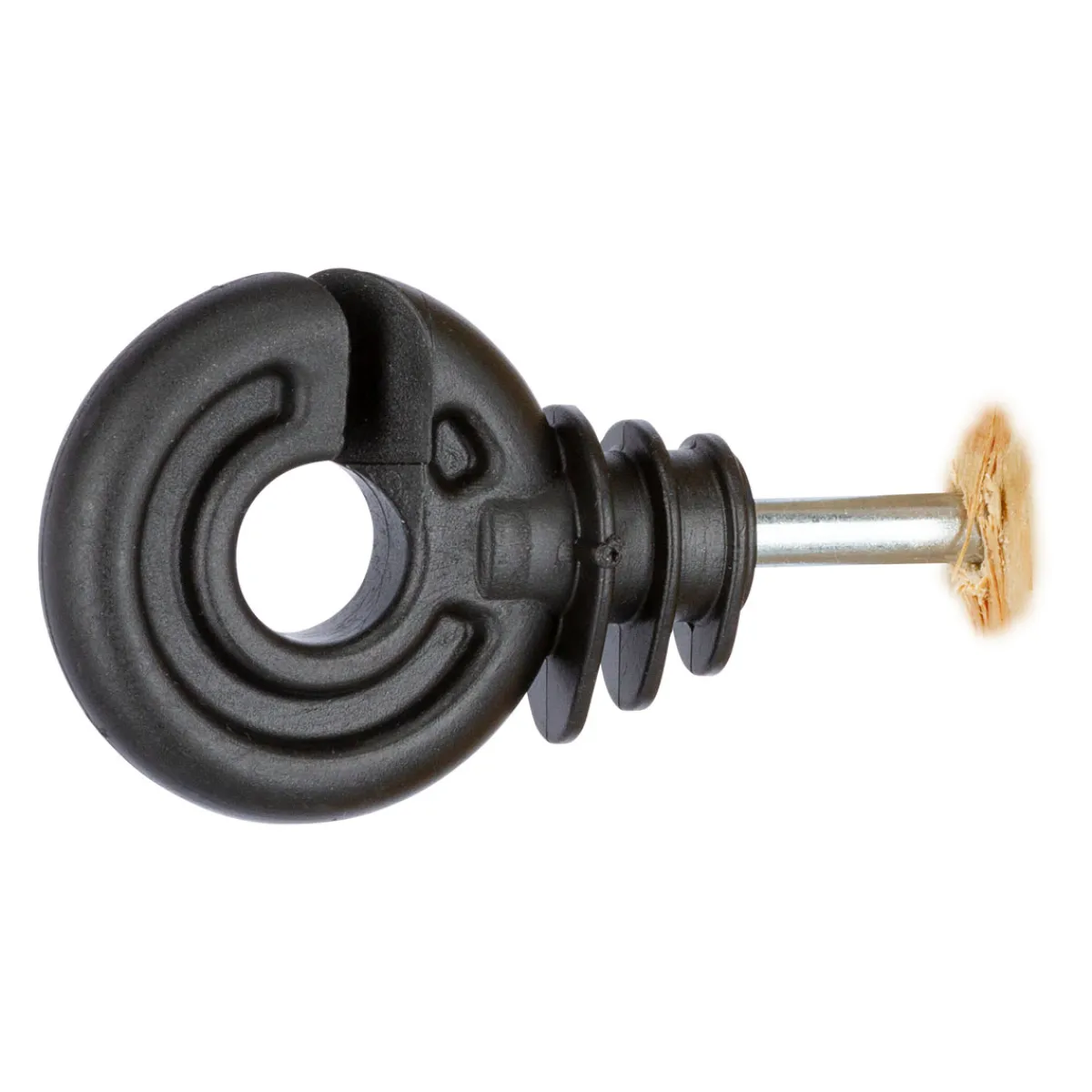 Outlet Ringisolator Durchmesser 5 mm schwarz für 10 mm