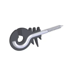 Best Ringisolator kompakt Durchmesser 5,3 mm schwarz 25 Stück