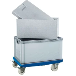 Sale Rollwagen für Kunststoffbehälter 61 x 16,5 x 41 cm