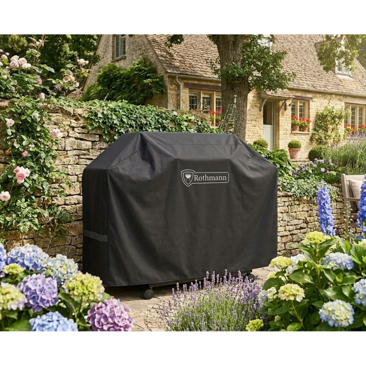 Best Rothmann Abdeckhaube für Gasgrillwagen XXL