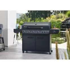 New Rothmann Gasgrillwagen Vulcano 6 Turbo Plus Black Edition