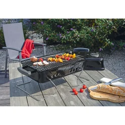 Hot Rothmann Holzkohlegrill Springfield 43,3 x 30 x 30,5 cm schwarz