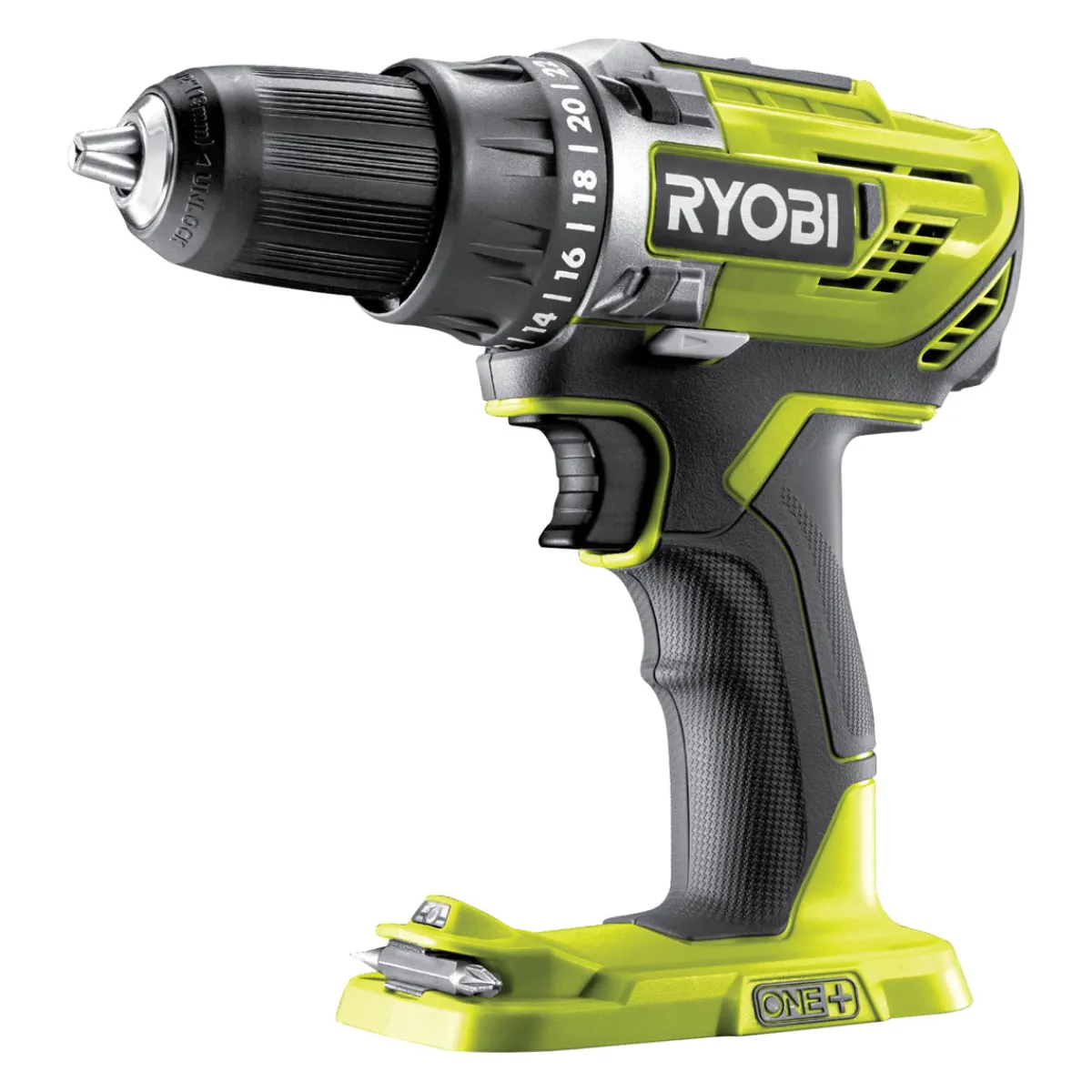 Ryobi Akku-Bohrschrauber R18DD3-215S mit 2 Akkus und Ladegerät