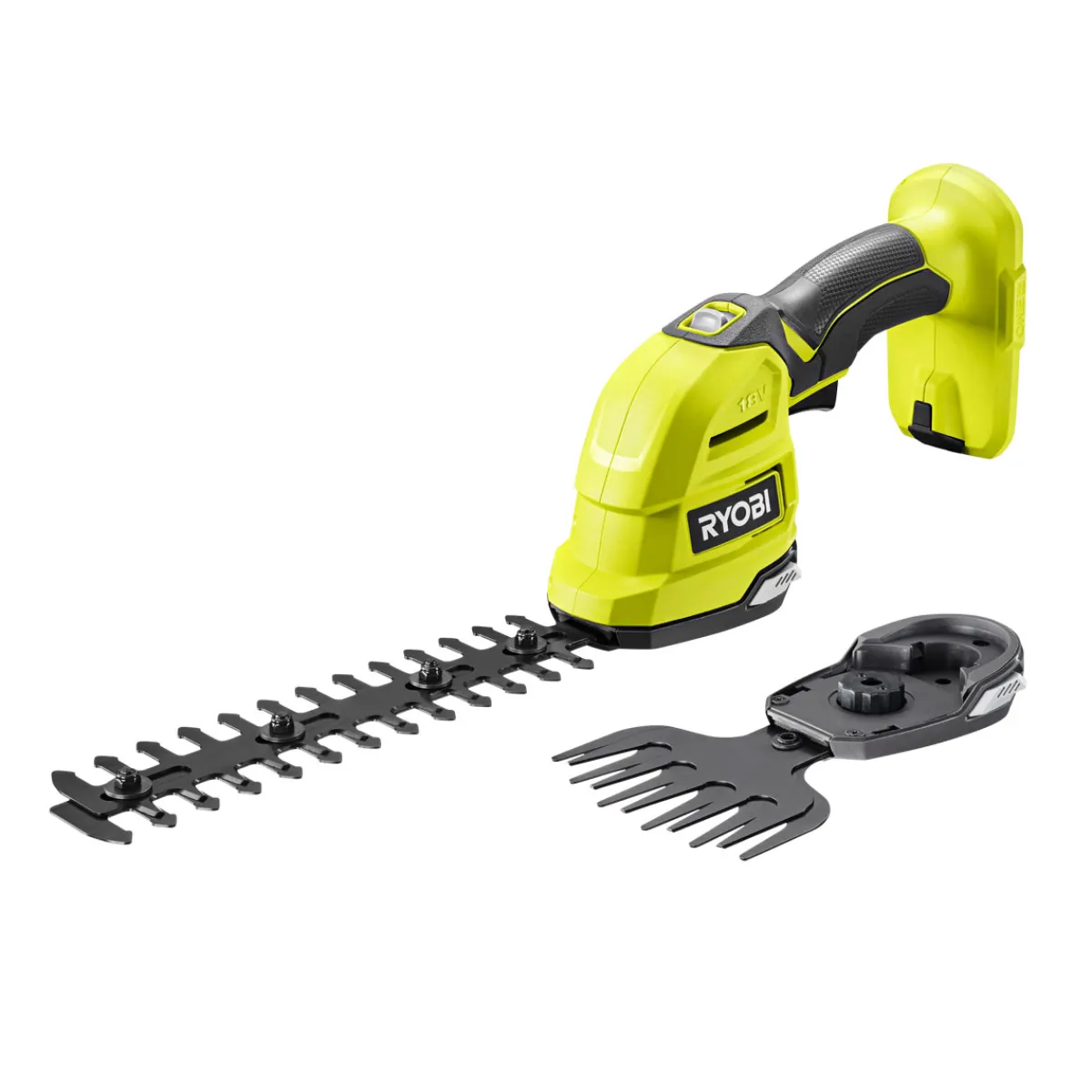 New Ryobi Akku-Gras und Strauchenschere RY18GSA-0