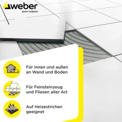 Sale Saint-Gobain Weber Flexkleber extra C2TE 22 kg