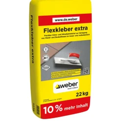 Sale Saint-Gobain Weber Flexkleber extra C2TE 22 kg