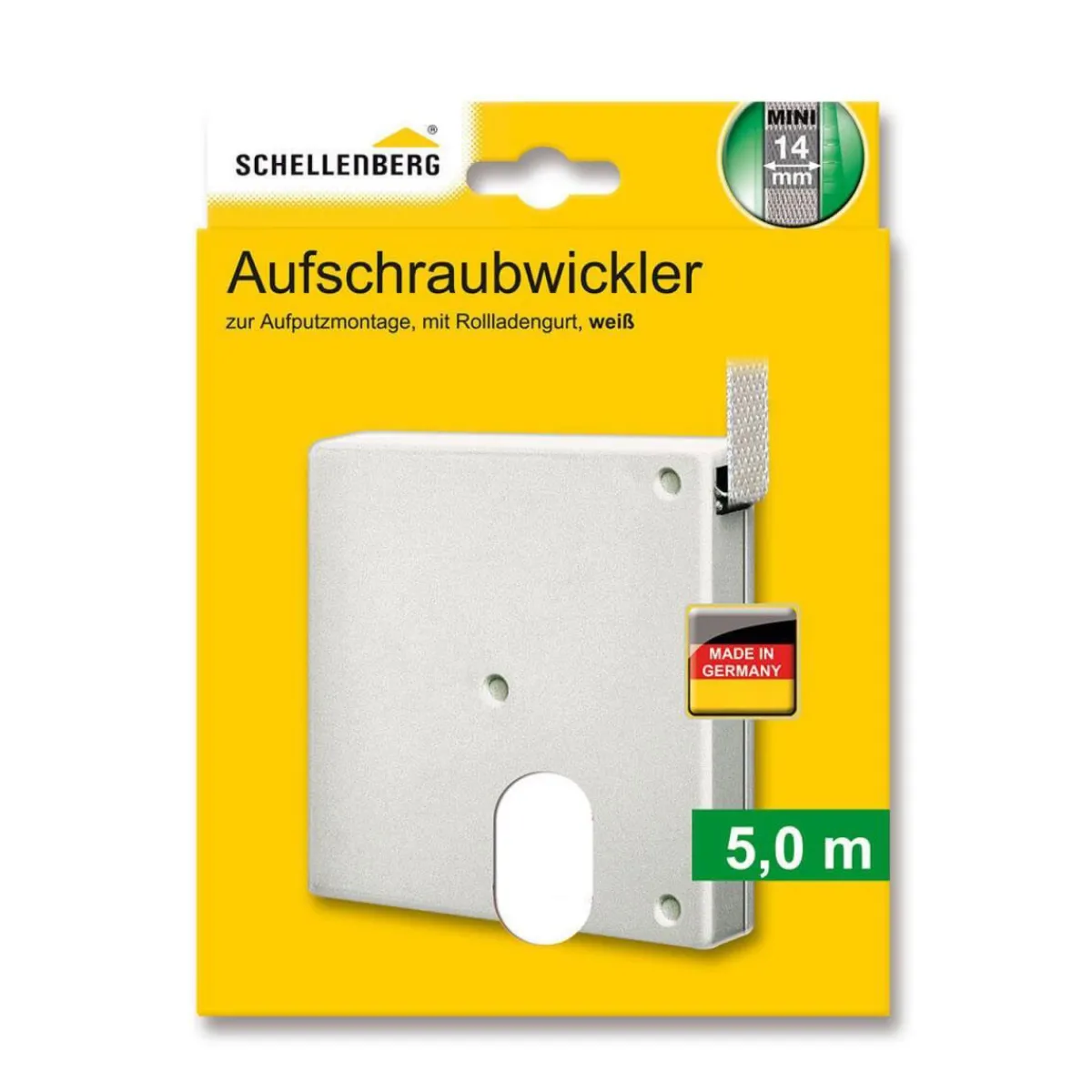 Outlet Schellenberg Aufschraubwickler Mini weiß