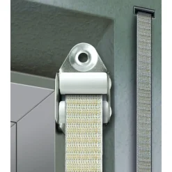 Best Schellenberg Doppelleitrolle Maxi für 23 mm Gurtband weiß