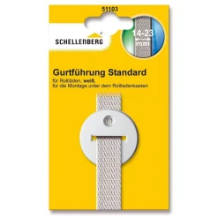 New Schellenberg Gurtführung rund für 14-23 mm Gurtband weiß