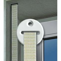 New Schellenberg Gurtführung rund für 14-23 mm Gurtband weiß