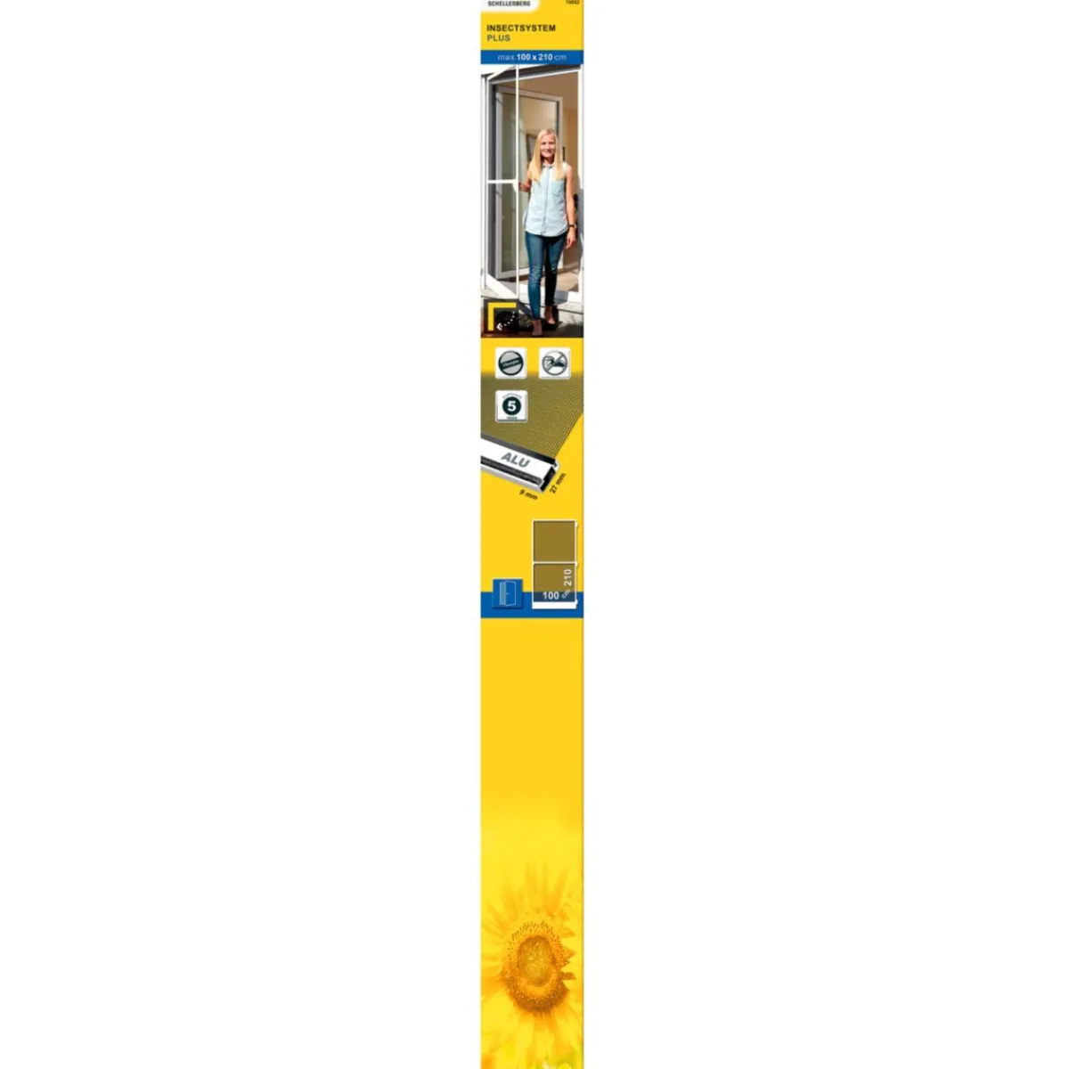 Outlet Schellenberg Insektenschutztür Plus 100 x 210 cm weiß