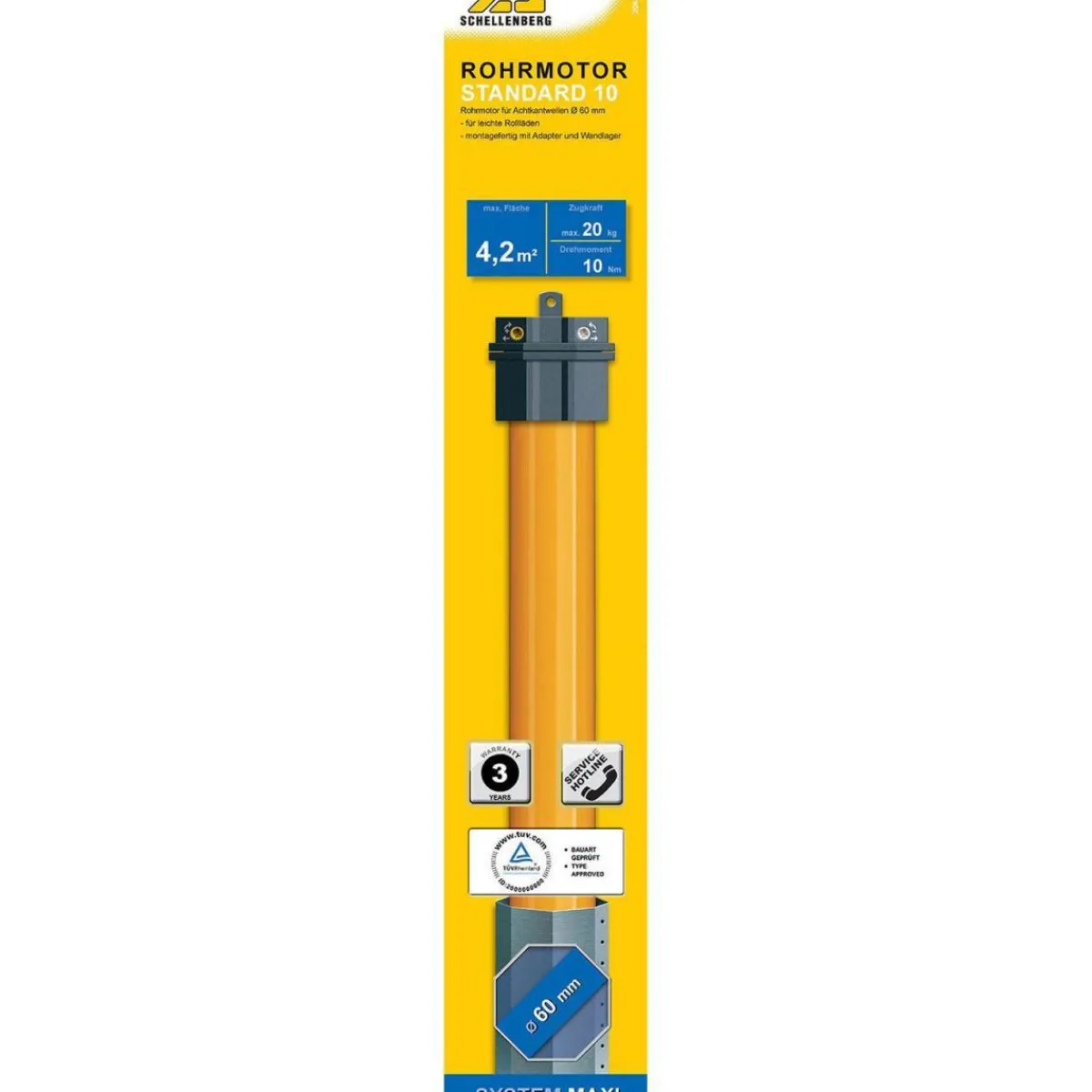 Hot Schellenberg Rollladenmotor Maxi Standard 10Nm