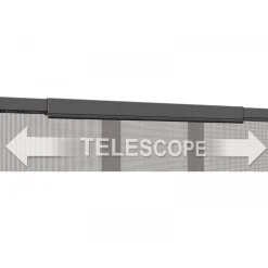 Sale Schellenberg Tür Fliegengitter Teleskopvorhang 105-130 x 250 cm Breite verstellbar anthrazit