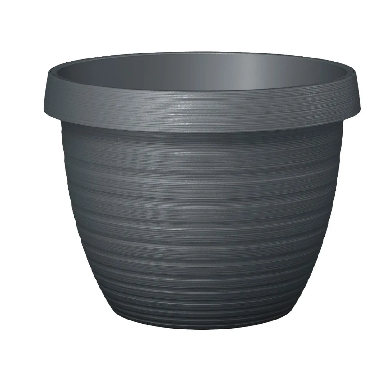 Hot Scheurich Blumentopf Country Star 270 cm Metallic grau