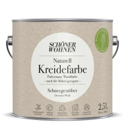 Sale Schöner Wohnen Farbe Naturell Kreidefarbe 2,5 L Schnee- gestoeber