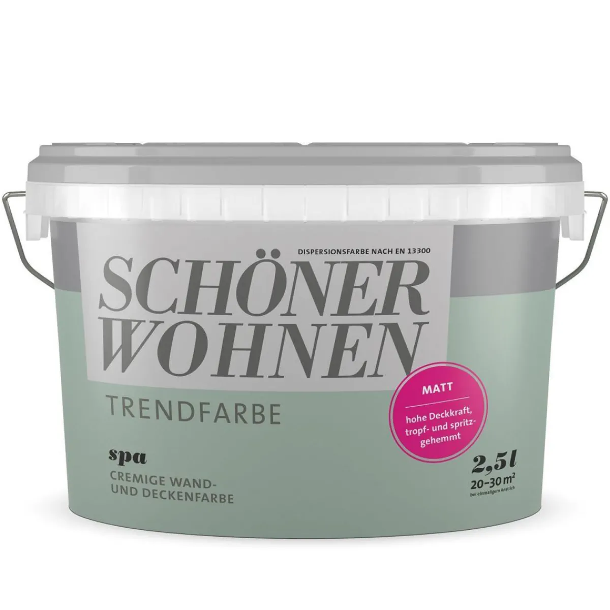 Sale Schöner Wohnen Farbe Trendfarbe Spa Matt 2,5 L