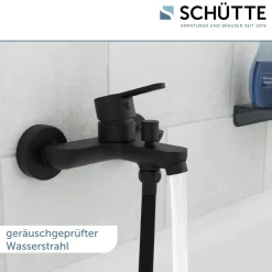 Online Schütte Badewannenarmatur Denver schwarz matt