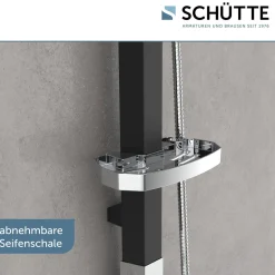 Sale Schütte Überkopfbrause-Set Madagaskar schwarz