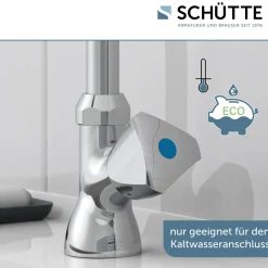 Hot Schütte Kaltwasser-Schwenkventil „Carneo“ chrom