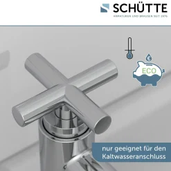 Hot Schütte Kaltwasserventil „Matao“ chrom 1/2"