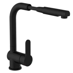 Discount Schütte Niederdruck-Spültischarmatur London schwarz matt