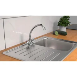 Clearance Schütte Spültischarmatur „Brilliant“ chrom Zweigriff