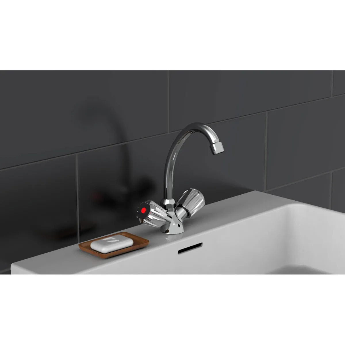 Sale Schütte WT-Armatur Savino,chrom,Zweigriff