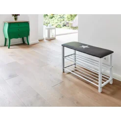 Best Schuhbank mit Sitzkissen Stern ca 78 x 48 x 30 cm