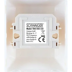 Best Schwaiger Telefonanschlussdose Universal 3-fach Aufputz