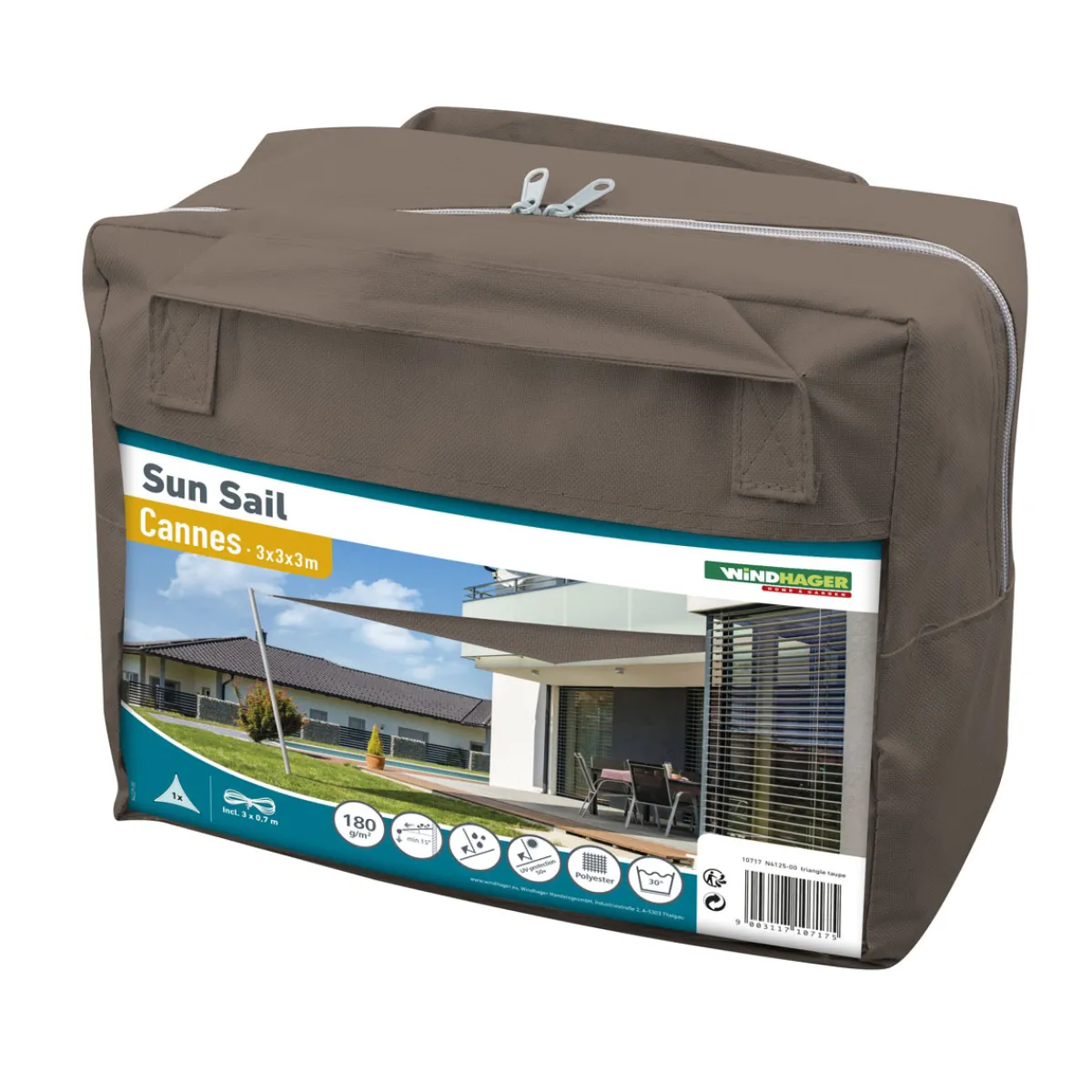 Best Segel Cannes Dr 3x3x3m taupe