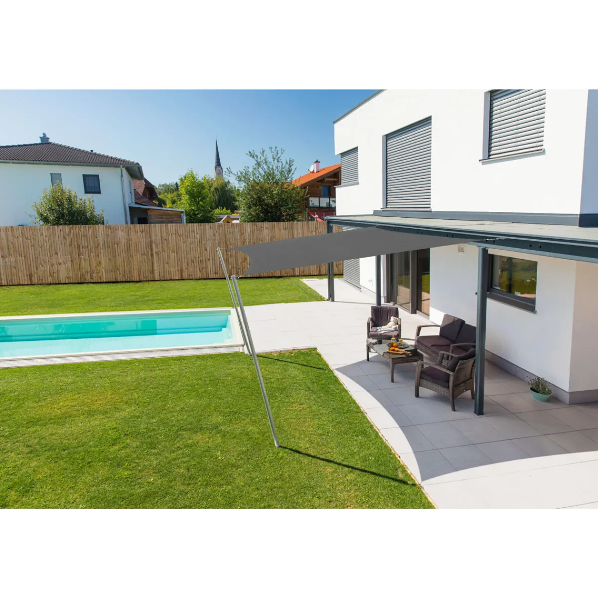 Best Segel Cannes Qu 4x4m anthrazit