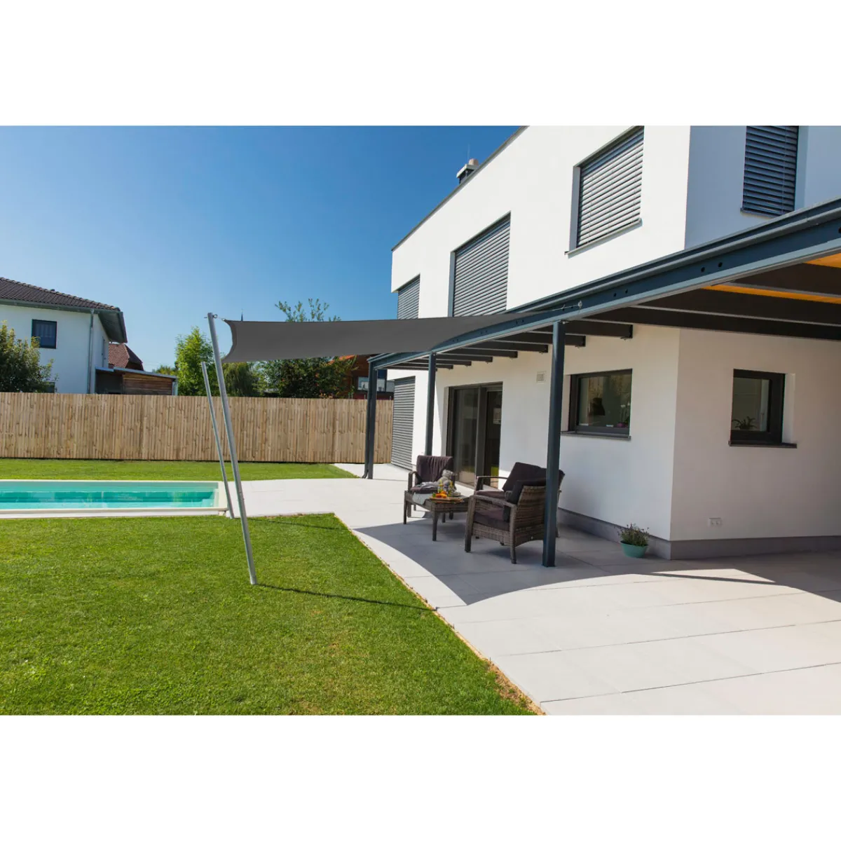 Best Segel Cannes Qu 4x4m anthrazit